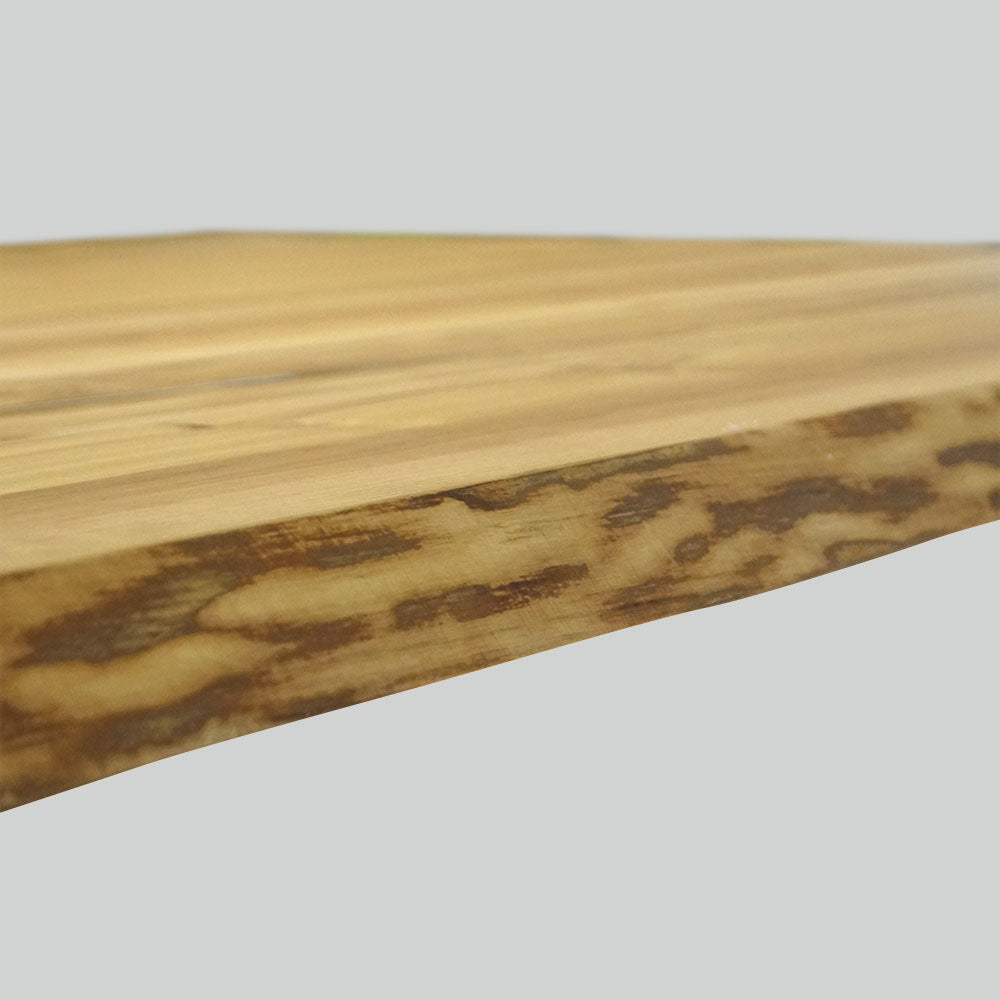 Tischplatte 200x100 cm mit Baumkante aus massiver Esche