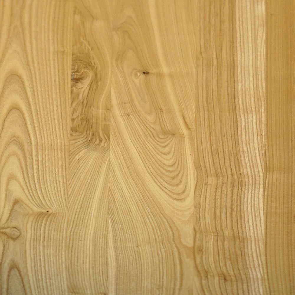 Tischplatte 160x80 cm mit Baumkante aus massiver Esche