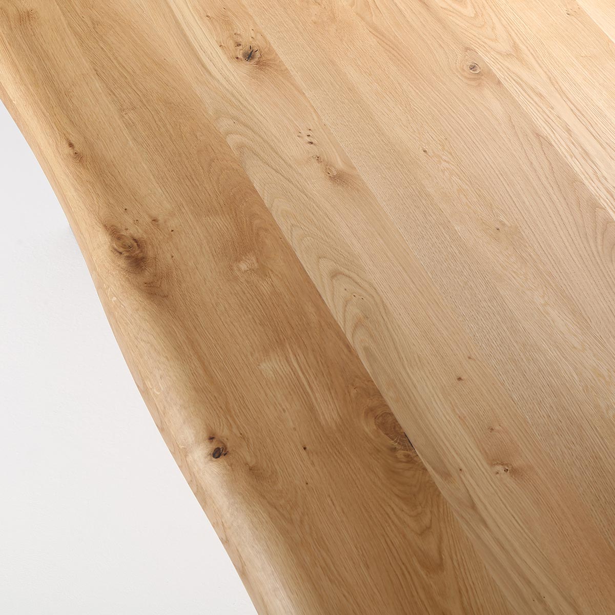 Esstisch Baumkante Eiche massiv 220x100cm mit X-Gestell