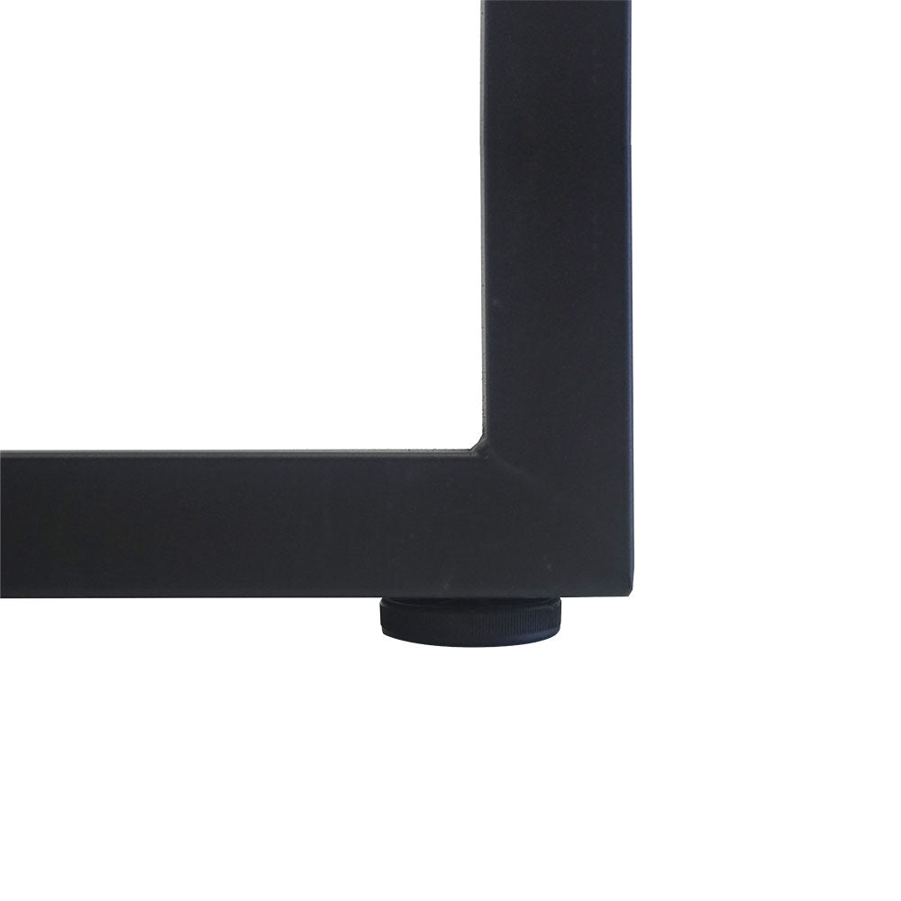 U-Tischbeine  1 Paar (2 Stück) in schwarz pulverbeschichtet