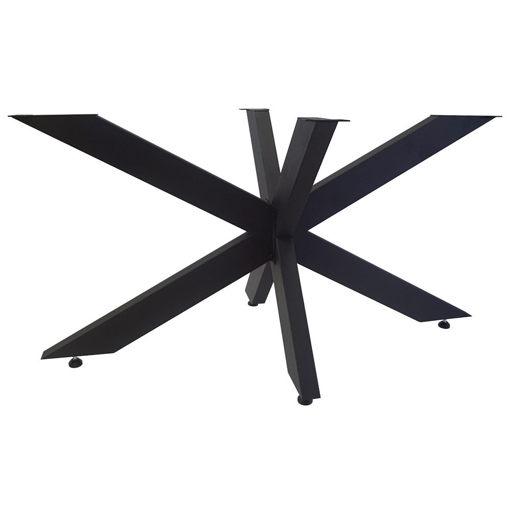 Spider Tischgestell Mittelfuß metall schwarz