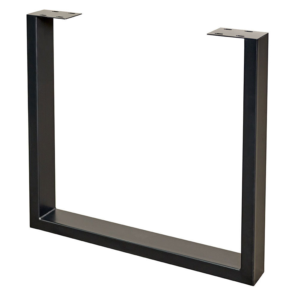 U-Tischbeine  1 Paar (2 Stück) in schwarz pulverbeschichtet